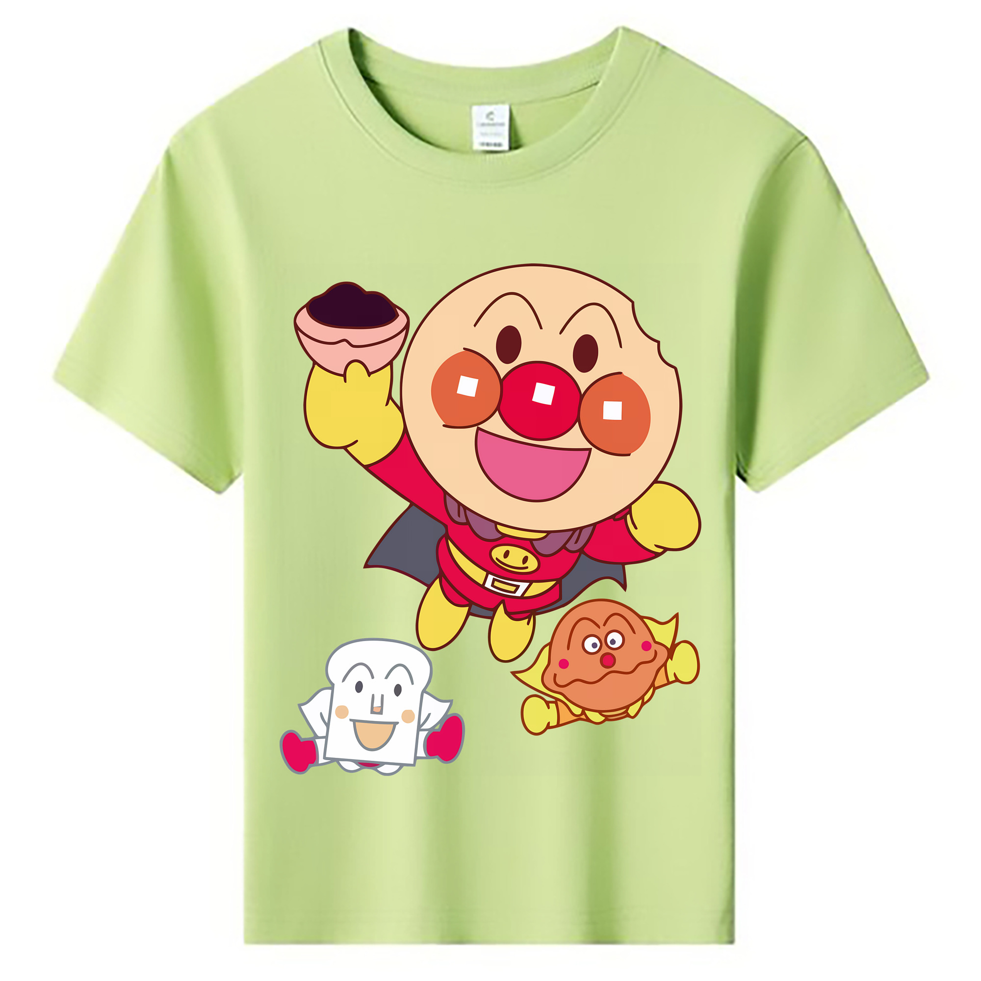 （画像用） アンパンマン Anpanman 綿100％キッズTシャツ（フロントプリント）